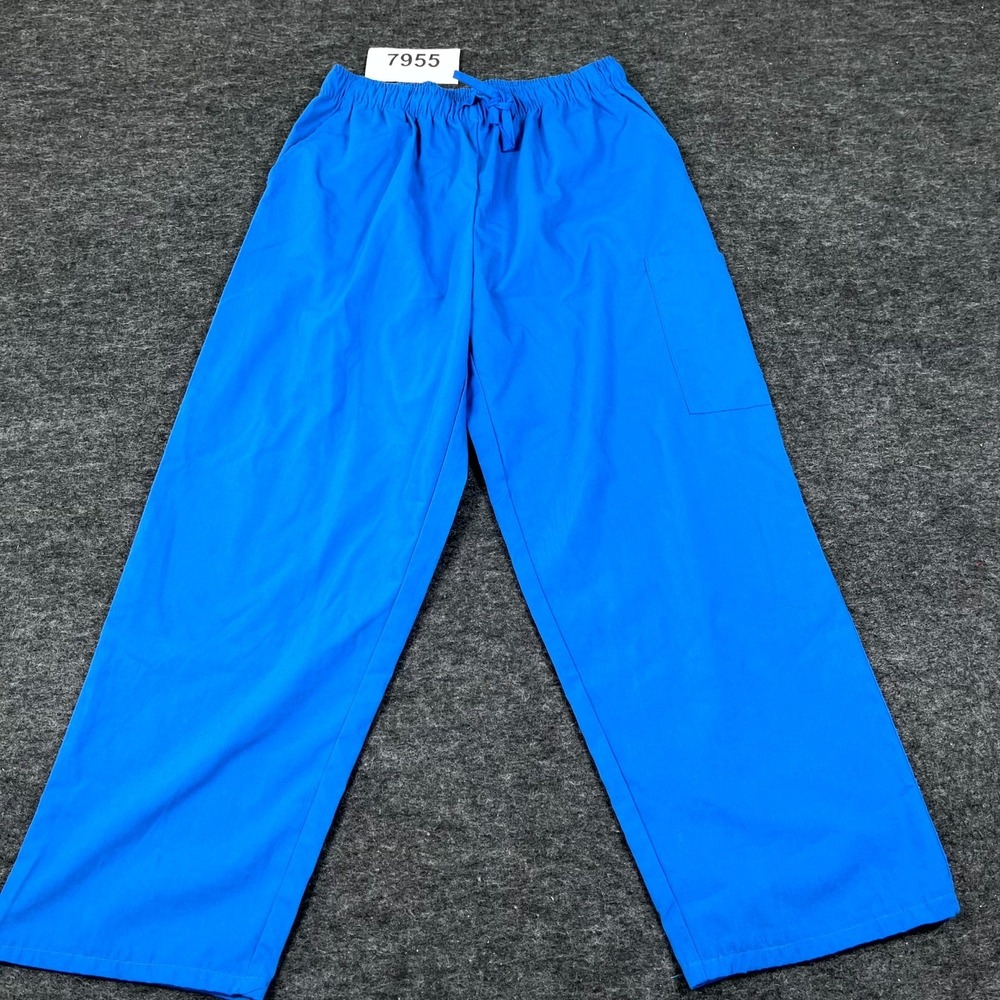Cambridge Classics Lounge Pants Mens Large‎ Blue Drawstring Flat Front Casual
